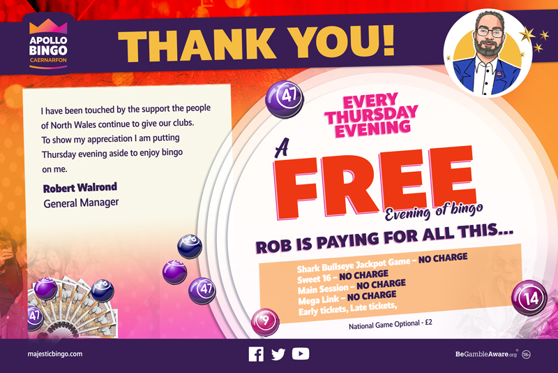 Majestic Bingo Apollo Caernarfon