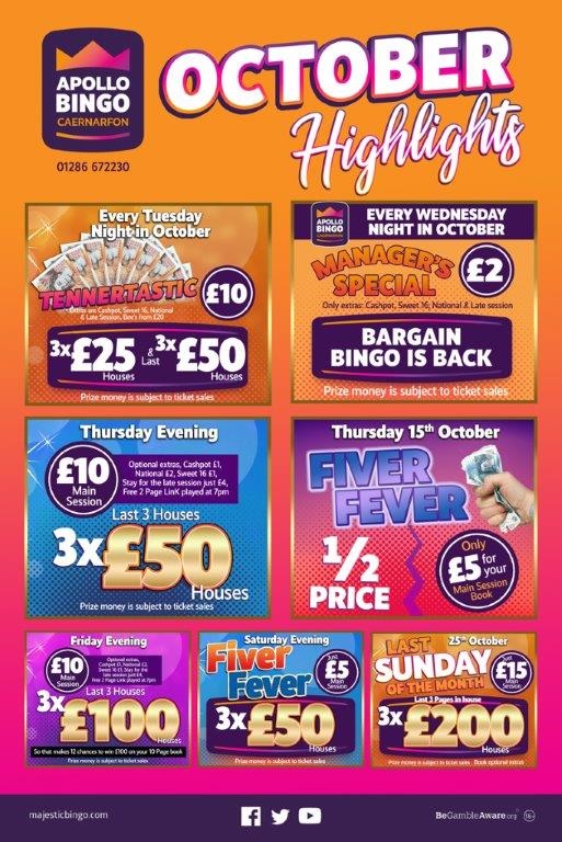 Majestic Bingo Apollo Caernarfon